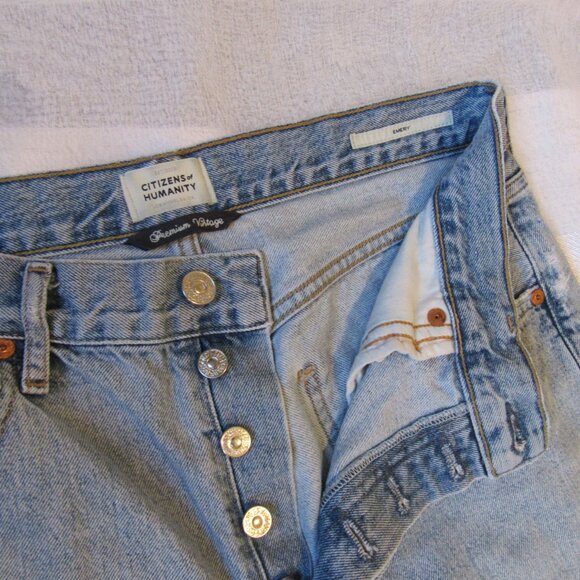 Citizens of Humanity Emery Blue Distressed Jeans Size 28. Cotton - Picture 2 of 7